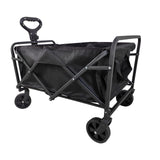 NNETM Foldable Utility Wagon with Side Pockets and Brakes