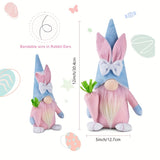 NNETM 2-Pack Easter Gnome Plush Toys Set