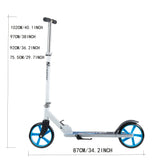 NNETM Foldable Foot Skateboard with Wheels and Rear Brake