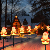 NNETM Solar Santa LED Pathway Light Set
