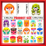 NNETM 18 Sets Prefilled Easter Eggs with Mini Squishy Toys