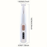 NNETM Pet Grooming Clippers with LED Light Support