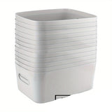 NNETM 10pcs Set Plastic Storage Baskets with Handles