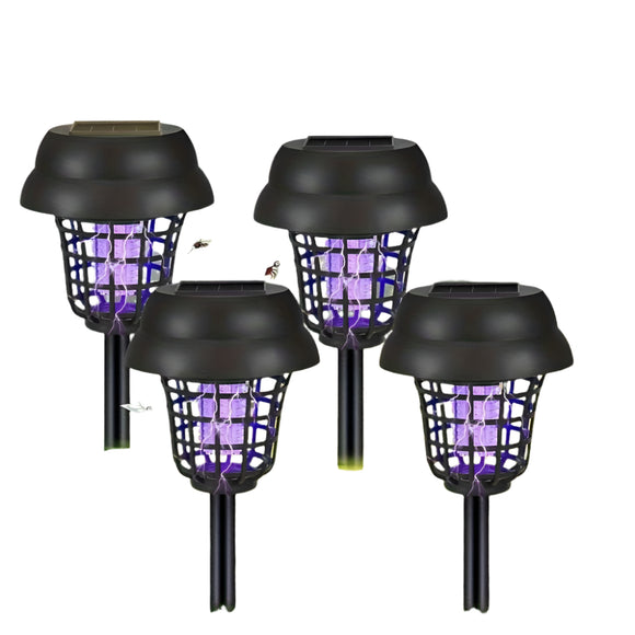 NNETM Solar Mosquito Killer Lights Outdoor UV Insect Repellent (4-Pack)