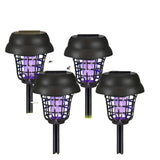 NNETM Solar Mosquito Killer Lights Outdoor UV Insect Repellent (4-Pack)