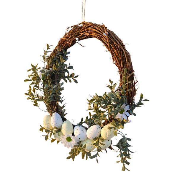 NNETM Easter Egg Wreath Wall Decoration