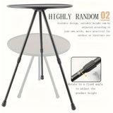 NNETM Portable Adjustable Camping Table Tripod Base