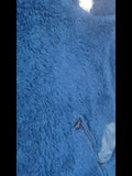 NNETM Winter Fleece Hooded Robe Navy Blue Blanket