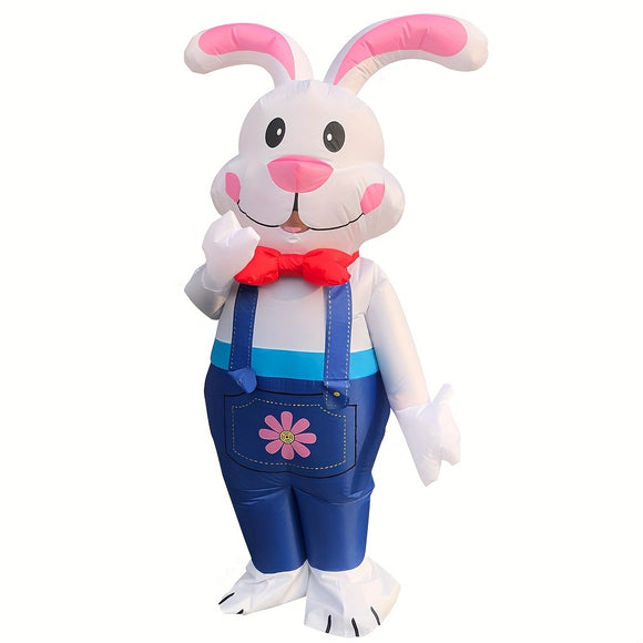 NNETM Inflatable Bunny Costume Battery/USB Powered