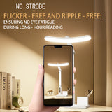 NNETM Desk Lamp with Adjustable Arm and Phone Holder