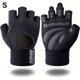 NNETM Full Palm Fitness Gloves Wrist Wrap Support