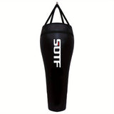 NNETM Muay Thai Hanging Sandbag Faux Leather