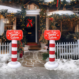 Inflatable PVC Outdoor Christmas Mailbox Arch