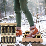 Premium Wooden Boot Scraper Brush – Heavy-Duty Outdoor Shoe Cleaner for Hiking, Camping & Garden Use
