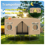 NNETM Trampoline Tent Round with UV Protection