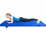 NNETM Thick Folding Fitness Yoga Mat for Home & Gym