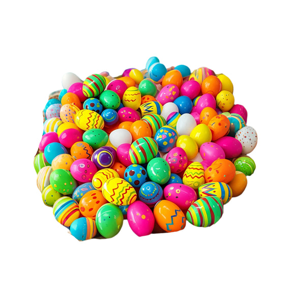 NNETM 40pcs Colorful Fillable Easter Eggs Plastic Surprise Eggs