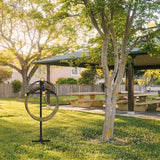 NNETM Freestanding Garden Hose Holder Rack