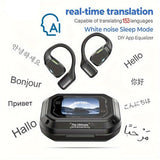 NNETM 3-in-1 AI Translator Wireless Earbuds with Mic