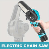 NNETM Mini Cordless Chainsaw 18V Handheld Tree Cutter