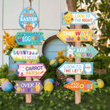 NNETM Easter Egg Hunt Bunny Chick Yard Signs Set