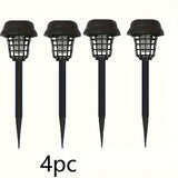 NNETM 4pcs Solar Mosquito Repellent UV Insect Lamps