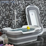 NNETM Foldable Pet Bathtub Large Capacity Dog Cleaning Bucket