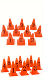 NNETM 1-10 Number Training Cones Set with Bag