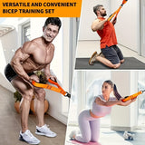 NNETM 5-Piece Latex Resistance Training Band Set