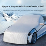 NNETM Universal Car Snow Shield: Silvery Front Windshield Cover