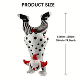 NNETM Inflatable Clown Skeleton Costume for Halloween Party