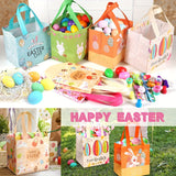 NNETM Reusable Non-Woven Easter Bags 18pcs Spring Party Supplies