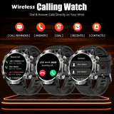 NNETM Smart Watch with Wireless Calls, 1.39" Round Screen, Multiple Sports Modes
