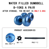 NNEOBA Adjustable Water-Filled Dumbbell Set