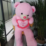NNEOBA Giant Plush Valentines Love Bear Pillow