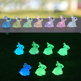 NNETM 20pcs GlowMates Animal Resin Figurines for DIY Crafts