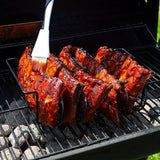 NNETM Carbon Steel Non-Stick BBQ Rib Roasting Rack