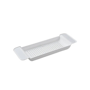 NNEOBA Bath Shelf Caddy Expandable Drain Tray