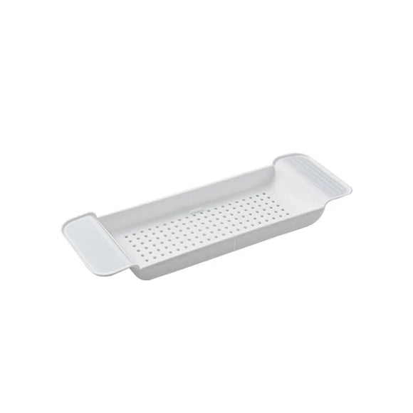 NNEOBA Bath Shelf Caddy Expandable Drain Tray