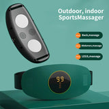 NNETM Ultimate Massage Belt with 99 Automatic Modes - Green (USB Rechargeable)