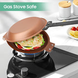 NNETM Deluxe Copper Titanium Pancake & Omelette Pan