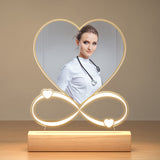 NNETM Personalized LED Photo Frame – Custom Picture Frame with Color Lights