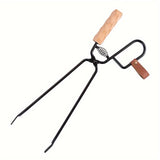 NNETM Extra-Long Heat-Resistant Charcoal Tongs for BBQ & Fire Pit
