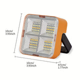 NNETM Portable Solar Rechargeable Camping Lantern LED USB Light