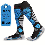 NNETM Men's Thermal Knee-High Sports Socks (3 Pairs)