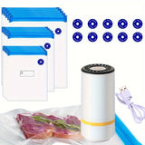 NNETM Vacuum Sealer Rechargeable Pump for Food Storage