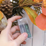 NNETM Autumn Glow: LED Light Wreath with Artificial Foliage