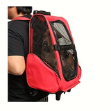 NNETM Multi-Purpose Pet Bag Foldable Travel Carrier with Wheels