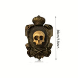 NNETM Gothic Skull Wall Hanging Decor - Resin Pendant