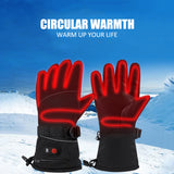 NNETM Heated Winter Gloves with 3-Temp Windproof Outdoor (3000mAh)